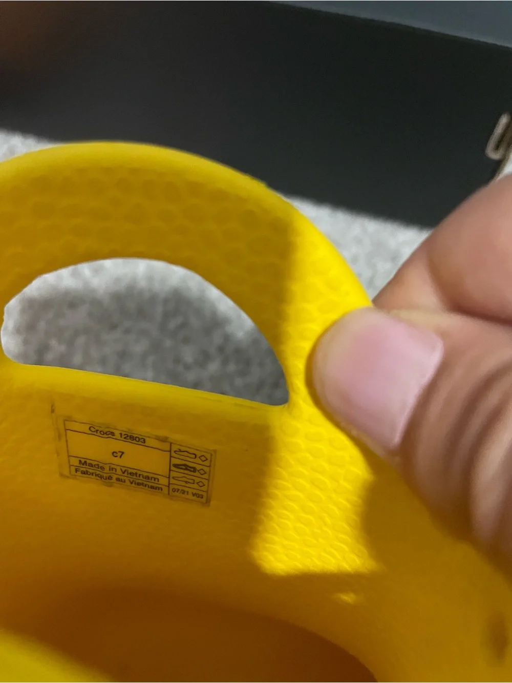 CROCS bright yellow